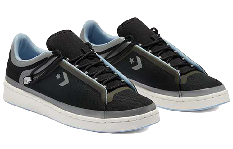 Кеды Converse Cons Pro Leather Seam (черные) — Чёрный — фото 3