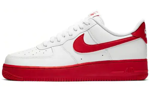 Nike Air Force 1 Low White Red Midsole