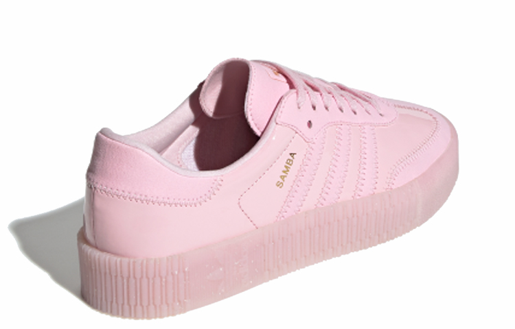 Женские кеды adidas originals Sambarose (розовые) — Розовый — фото 4