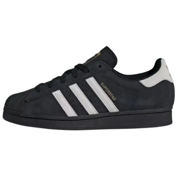 Adidas Superstar Core Black Matter Gold Women's