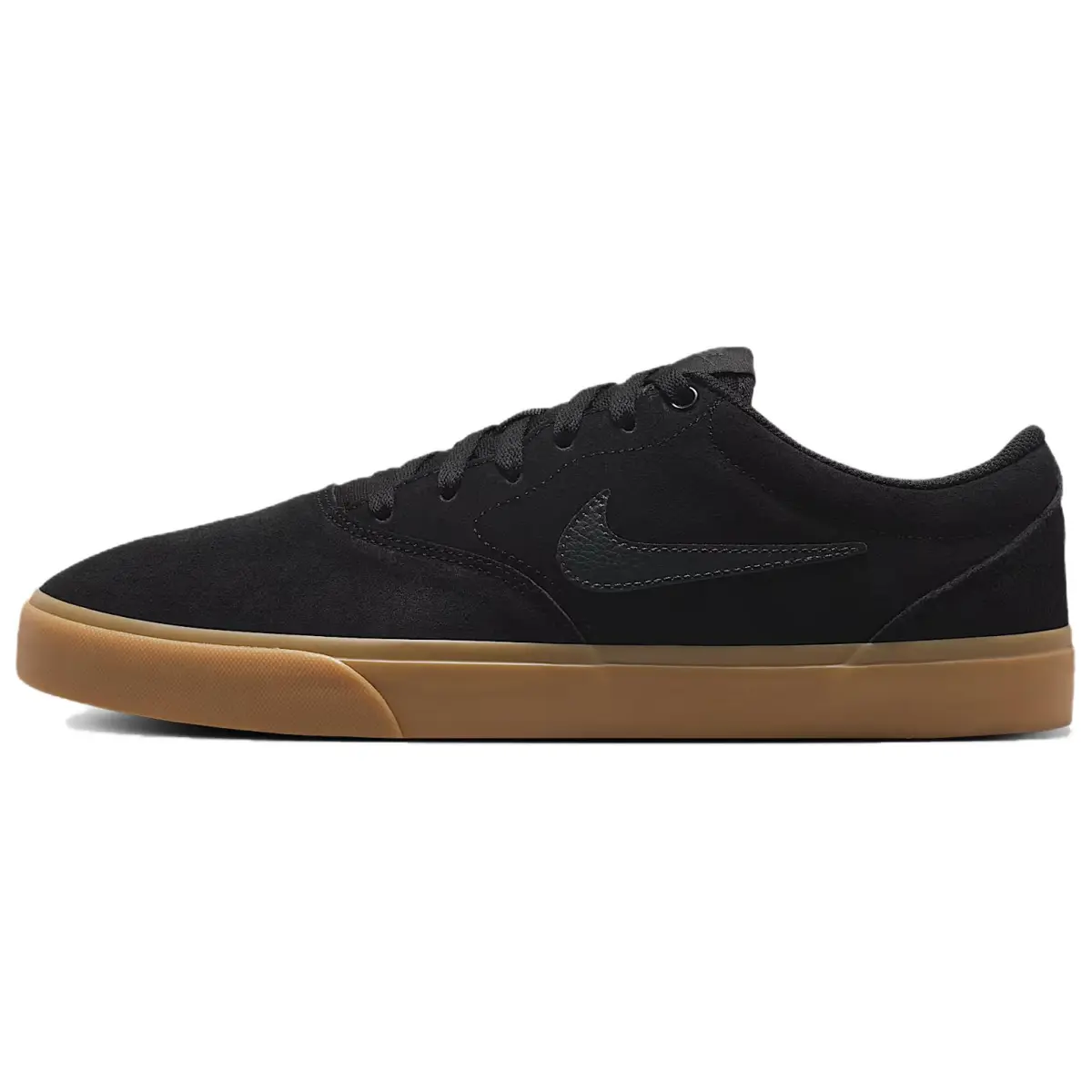 Nike Charge Suede Low-top Skateboard Shoes Men's Black