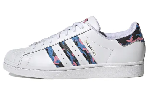 Adidas Superstar 'Blue Pink Camo Stripes'