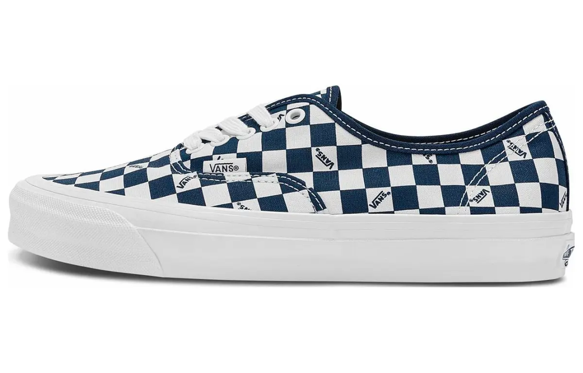 Vans Vault Og Authentic Lx Checkerboard Blue White