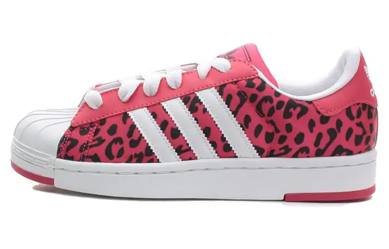 Adidas Originals SUPERSTAR Cushioning, Wear Resistant Low top Skateboard Shoes Women's Red