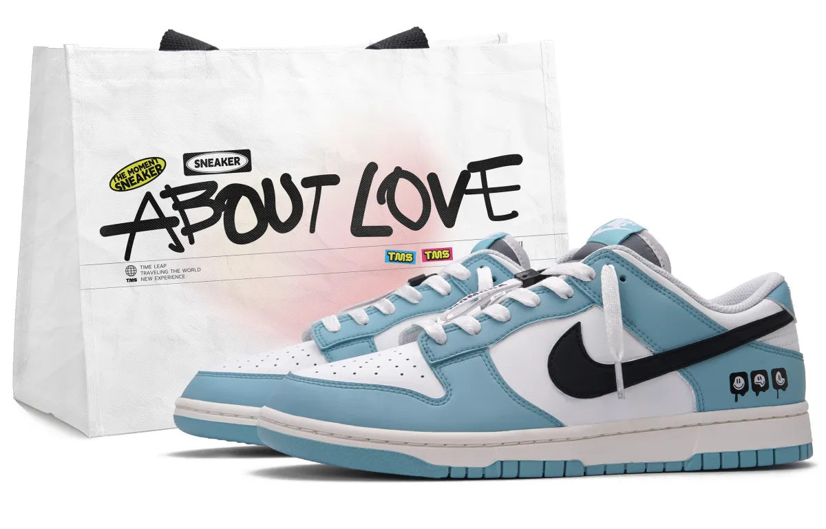 Nike Dunk Sage Low top Skateboard Shoes Men's Blue White