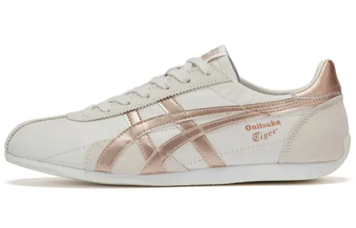 Onitsuka Tiger Onitsuka Tiger Runspark retro casual wrapped non-slip low-cut sneakers for men and women, off-white rose gold