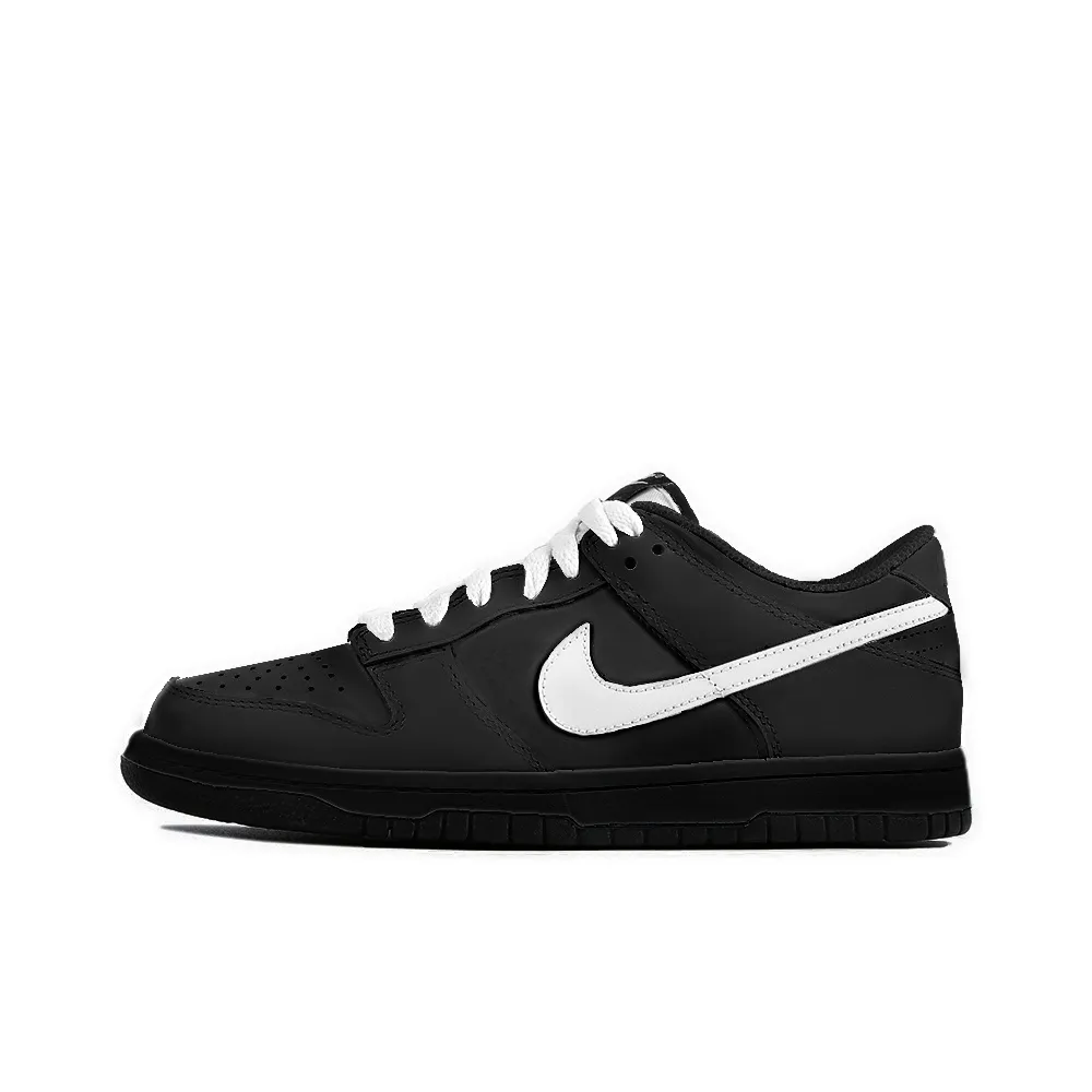 Nike Dunk Cushioning Abrasion Resistant Lightweight Low top Skateboard Shoes Unisex Black