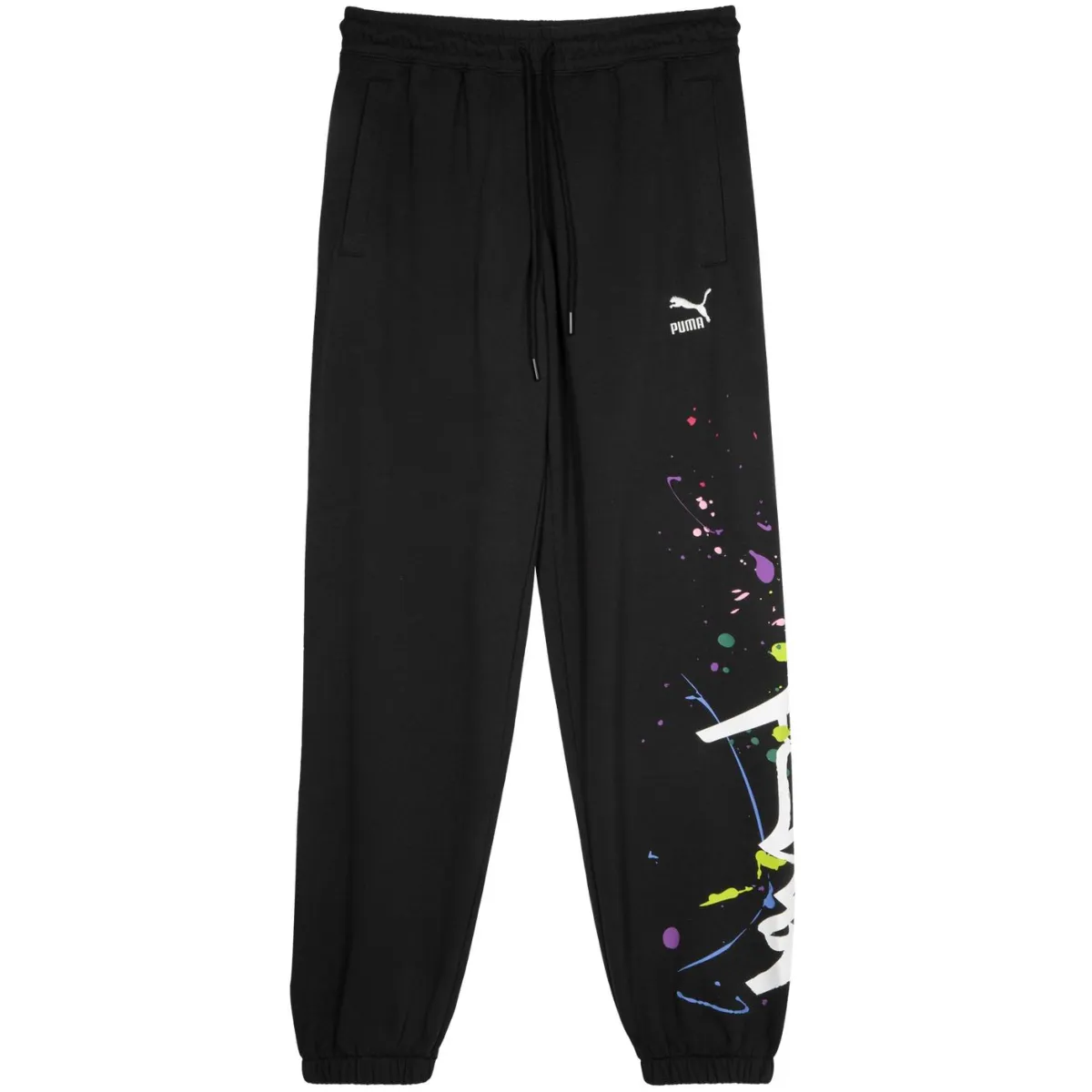 PUMA CLASSICS FTP SWEATPANTS TR Knitted Sweatpants Unisex Black