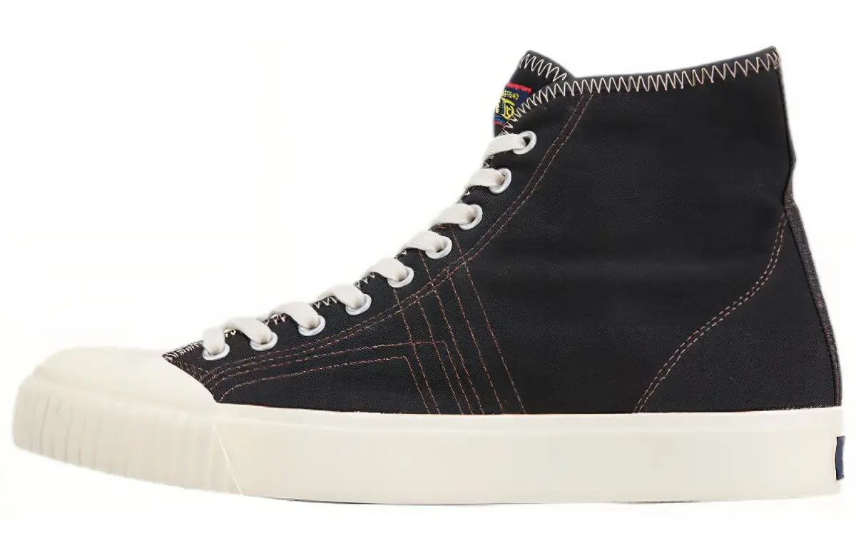 Onitsuka Tiger Ok Basketball Mt Canvas Vintage Coverage Slip Resistant High top Skateboard Shoes Unisex Black