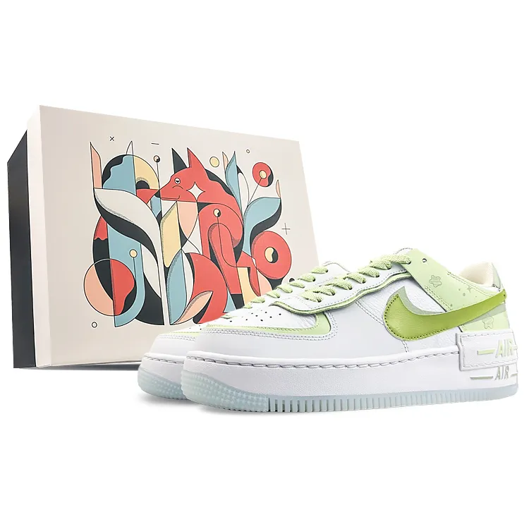 Nike Air Force 1 Slip Resistant Abrasion Resistant Slip Resistant Abrasion Resistant Low top Skateboard Shoes Women's