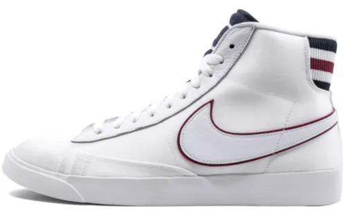 Nike Blazer Mid White Blackened Blue Red Crush Women's