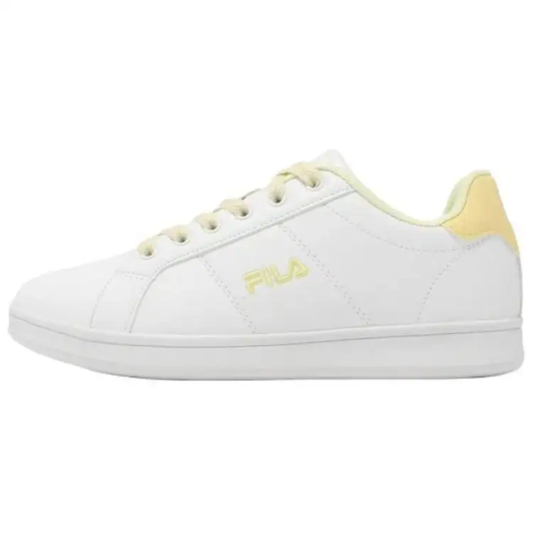 FILA Inheritance Low top Skateboard Shoes Women's White Yellow