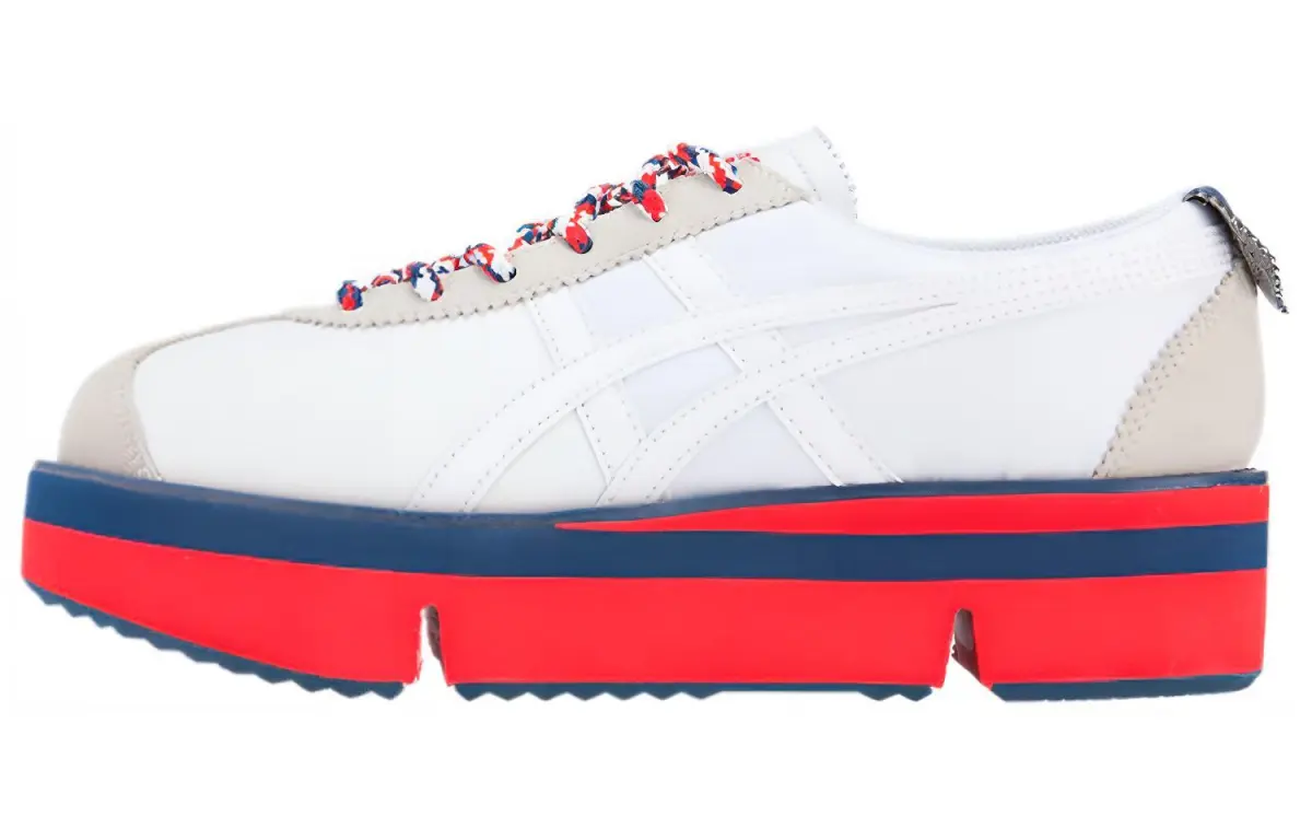 Onitsuka Tiger Pokkuri Sneaker Pf Fabric Platform Abrasion Resistant Height Increasing Low top Skateboard Shoes Women's