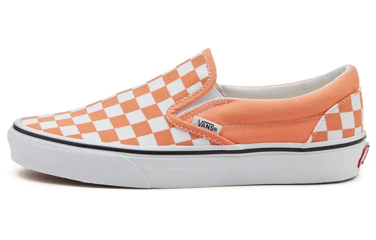 Slip-On Classic Vans 'Checkerboard - Cadmium Orange'