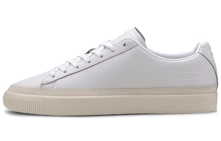 PUMA Basket Trim Prm Retro Low Tops Casual Skateboarding Shoes Unisex White
