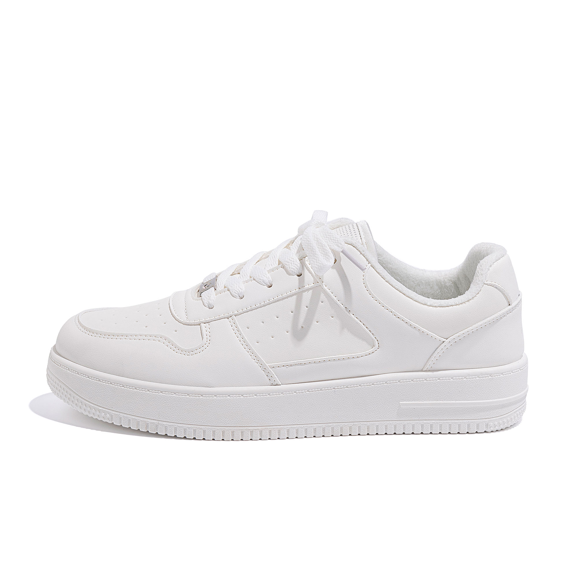 HUANQIU Air Force 1 Synthetic Leather Thermal Low top Skateboard Shoes Unisex