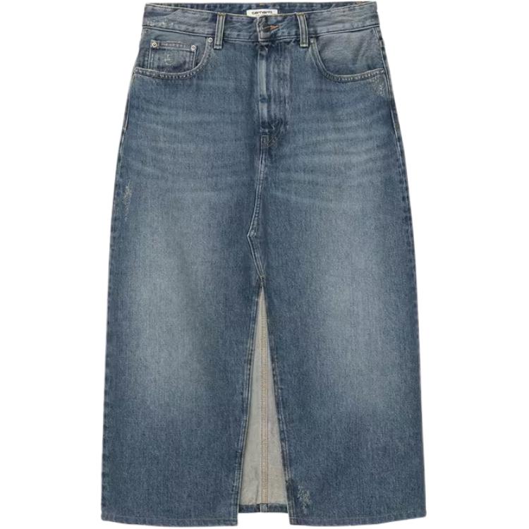 Женская юбка Carhartt WIP SS26 W' Brandon Skirt (синяя)