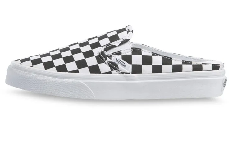 Vans Classic Slip on Plaid Unisex White/Black