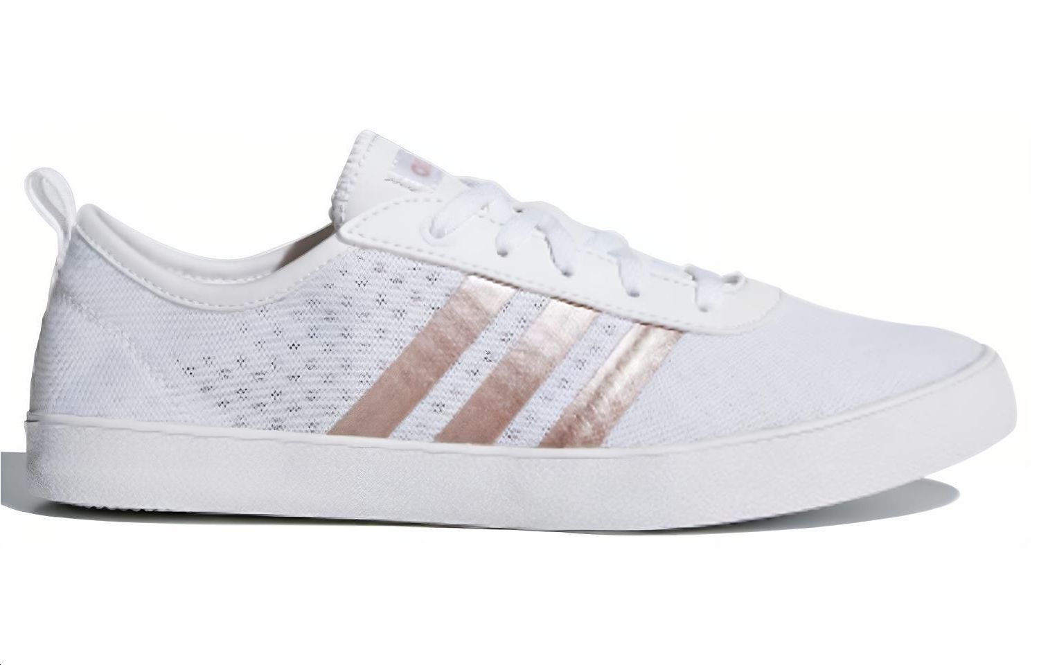 Женские кеды adidas neo EASY VULC 2 (бело-золотые) — фото 2