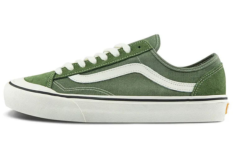 Vans Style 136 Deco VR3 SF Abrasion Resistant Lightweight Low top Skateboard Shoes Unisex Matcha Green