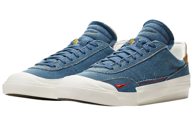 Мужские кеды Nike Drop-Type LX (синий) — фото 3