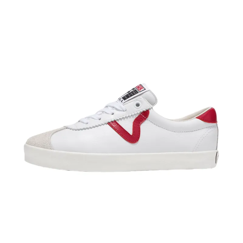 Vans Sport 73 Low top Skateboard Shoes Unisex White Red