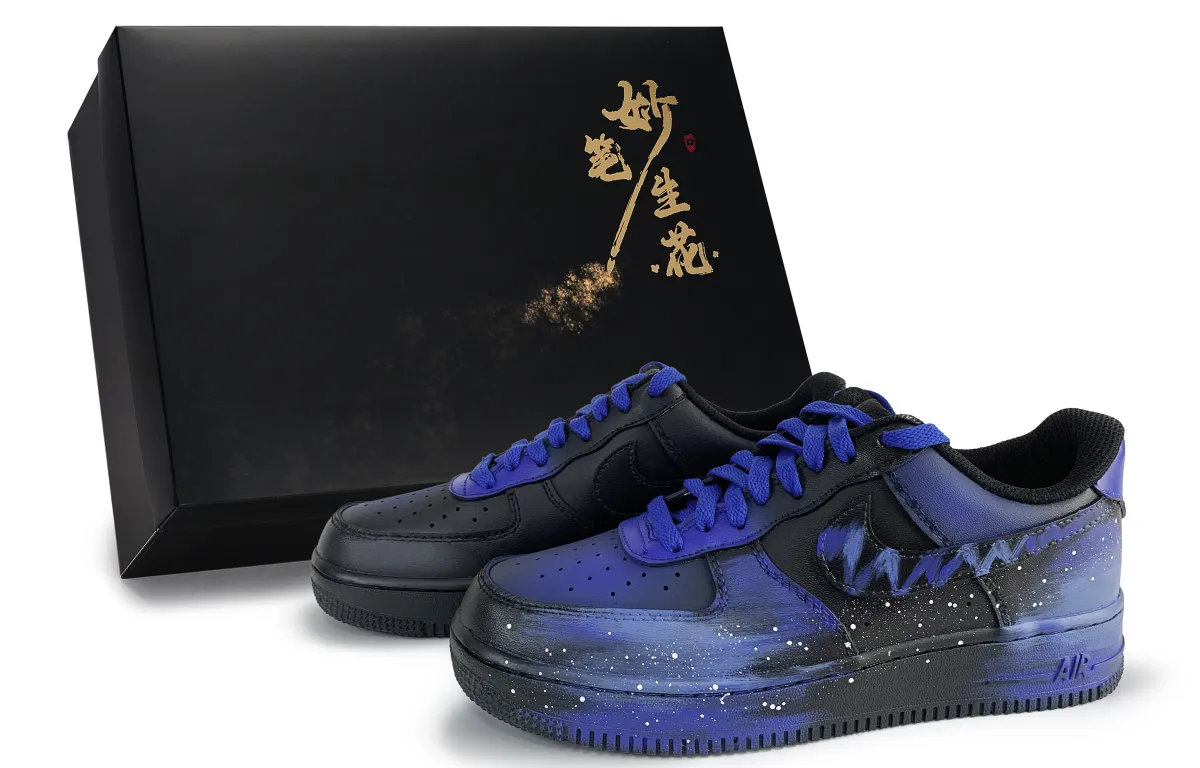 Nike Air Force 1 Skateboard Shoes Unisex Low Top Blue