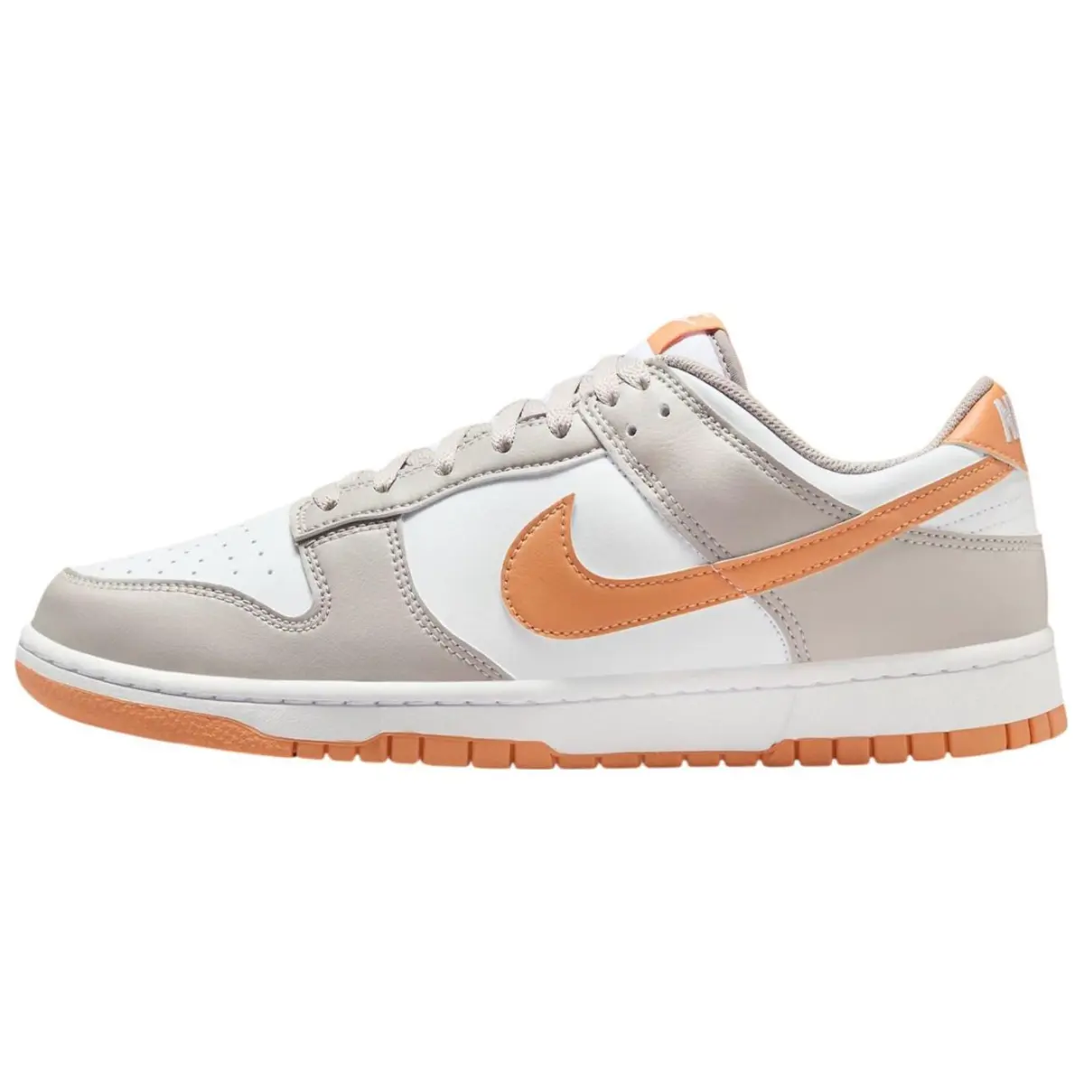 Nike Dunk Slip Resistant Abrasion Resistant Low top Skateboard Shoes Men's Gray Orange