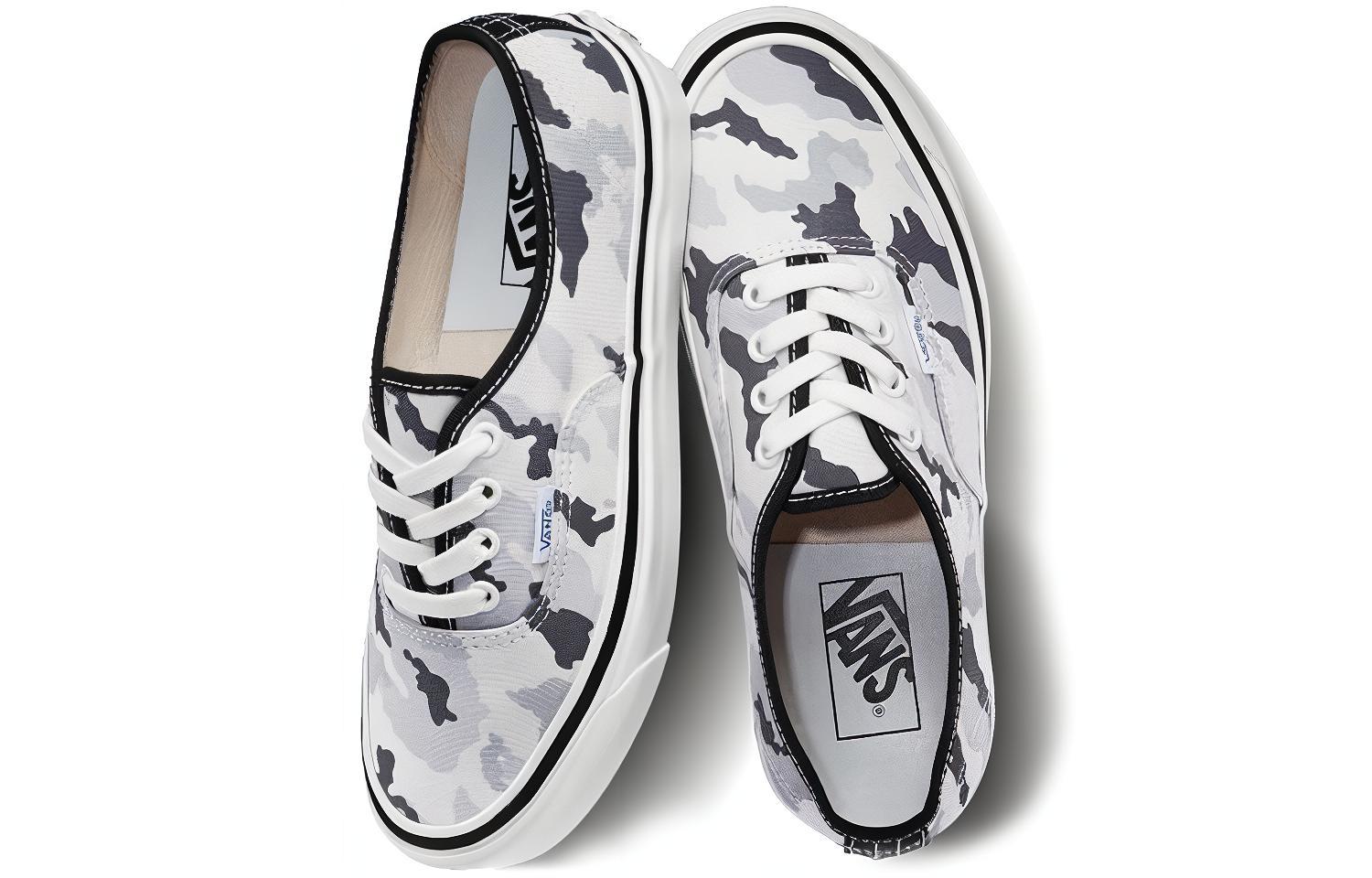 Кеды Vans Authentic (серо-камуфляжные) — фото 4