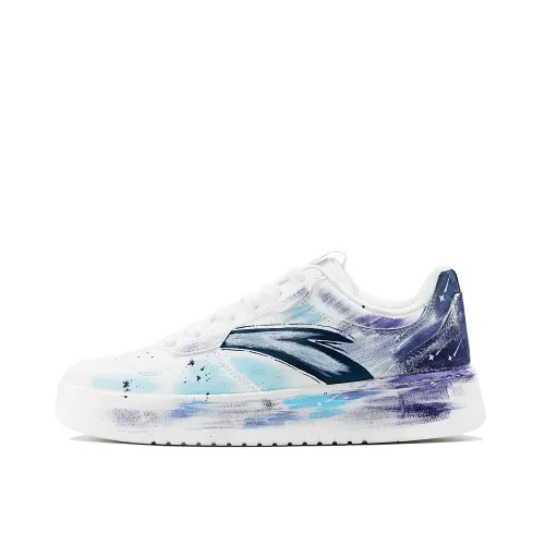 Anta Starry Sky Wander, Handcrafted By Yea Synthetic Leather Lightweight Low top Skateboard Shoes Men's