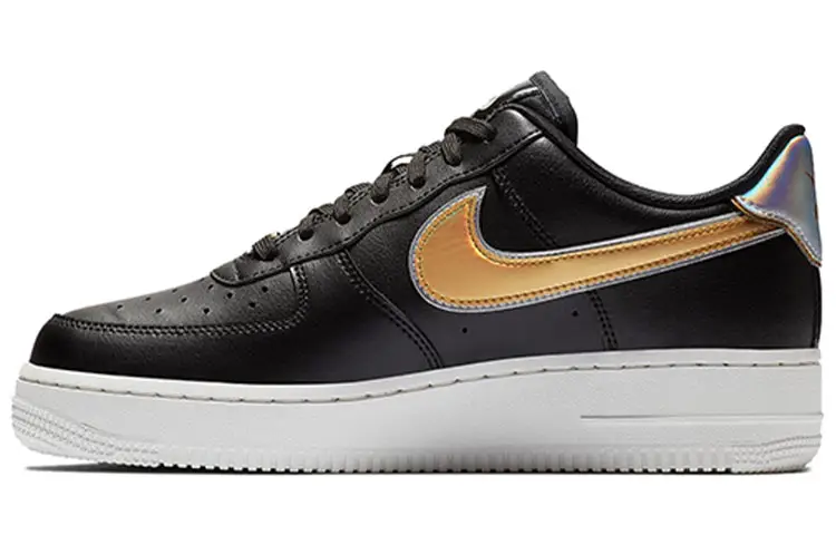 Nike Air Force 1 Low Metallic Swoosh Black Women's