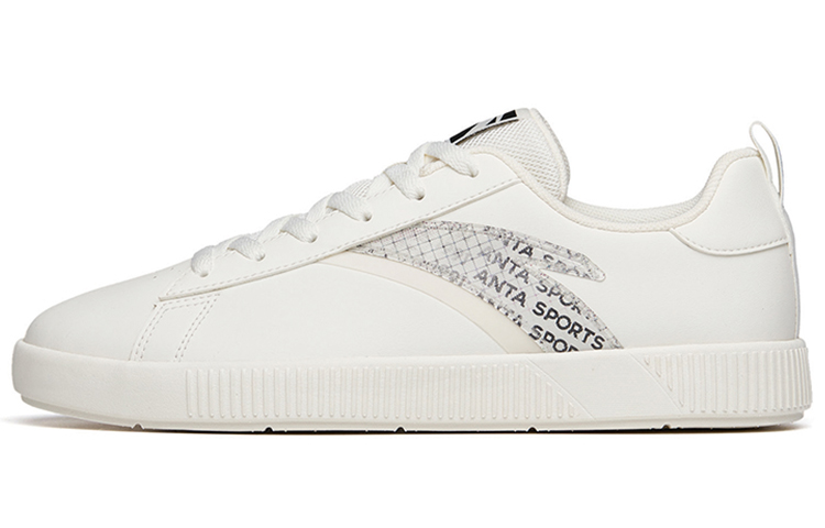 Anta Abrasion Resistant Abrasion Resistant Low top Skateboard Shoes Men's White