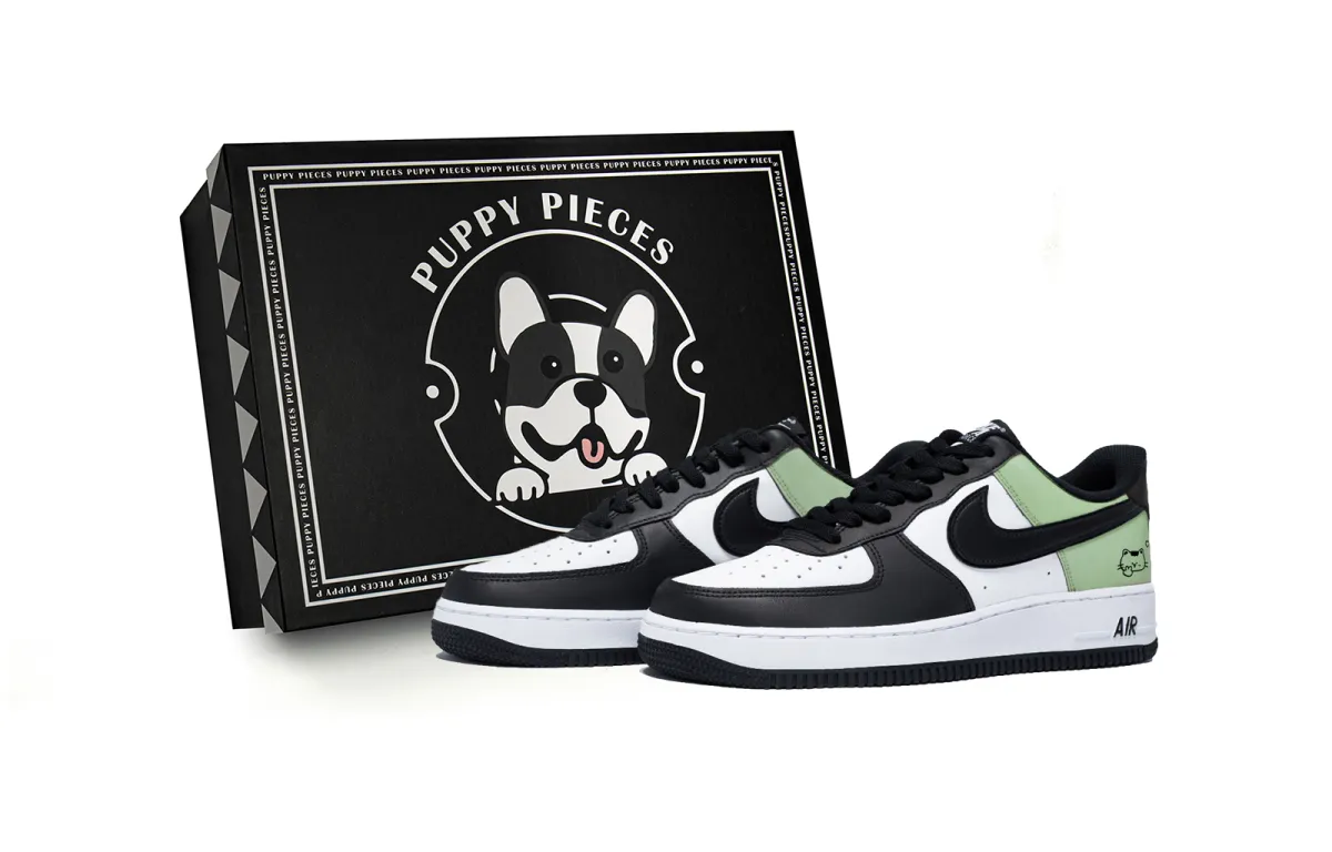 Nike Air Force 1 Jiarong Matcha, Special Shoe Box Included Slip Resistant Low top Skateboard Shoes Men's White Green