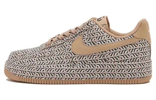 Nike Air Force 1 Low 'United In Victory' Abrasion Resistant Breathable Low top Skateboard Shoes Men's Khaki White