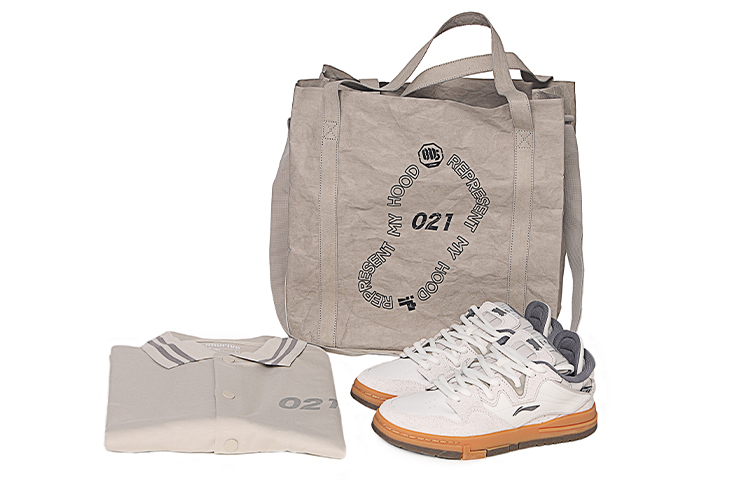 Li Ning Wave Pro Low top Skateboard Shoes Men's Gray White