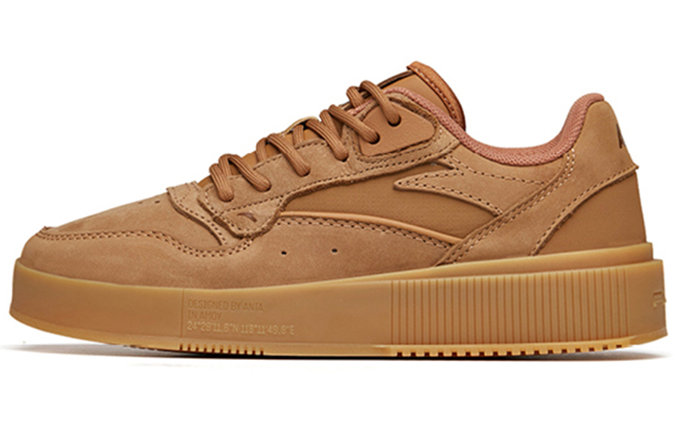 Anta Low top Skateboard Shoes Women's Milk Brown