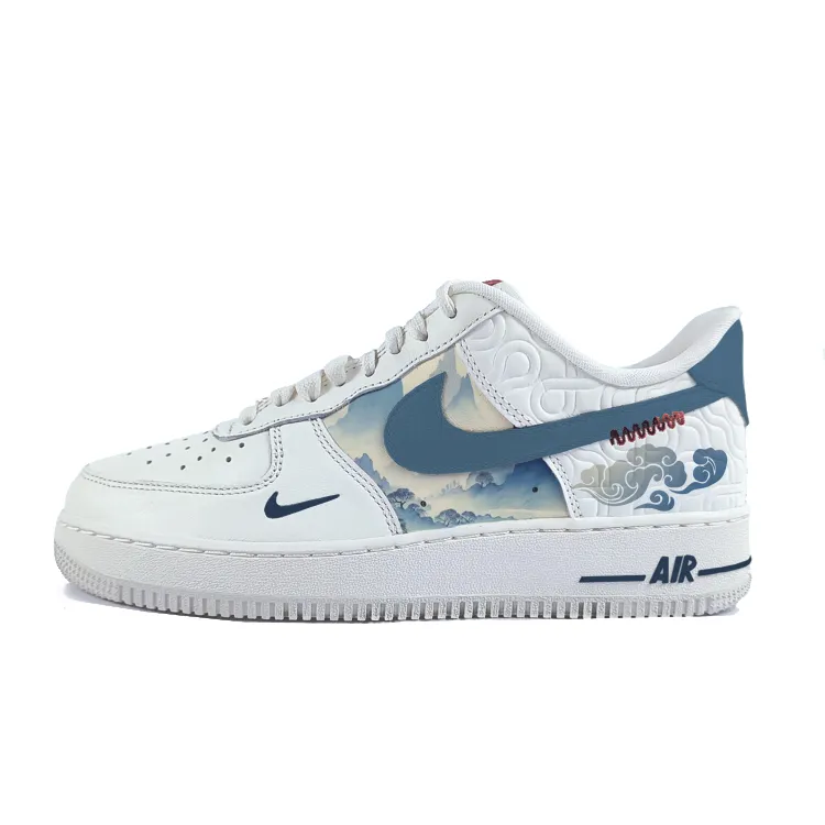 Nike Air Force 1 CNY'Year Of The Snake' Year Of The Snake Slip Resistant Abrasion Resistant Low top Skateboard Shoes