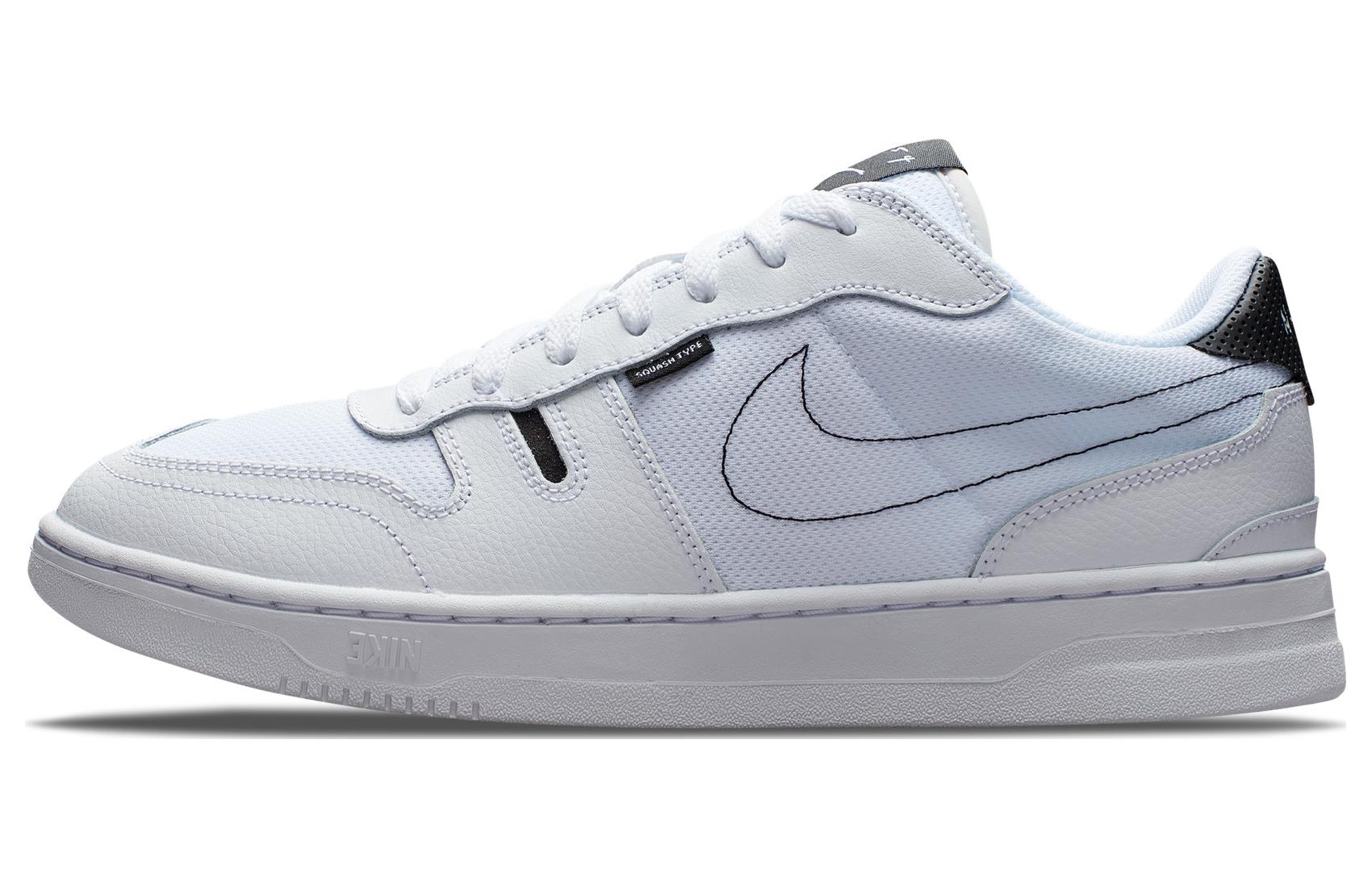 Мужские кеды Nike Squash Type (черно-белые)