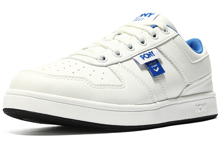 Pony CITY WINGS Cushioning Slip Resistant Low top Skateboard Shoes Unisex White