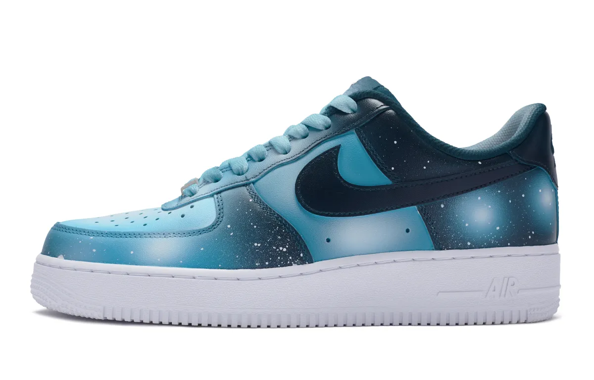 Nike Air Force 1 Low 811 Manufacturing, Air Force 1 Low top Skateboard Shoes GS Blue White