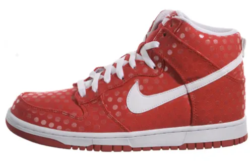 Nike Dunk High 'Polka Dot Sport Red' Women's