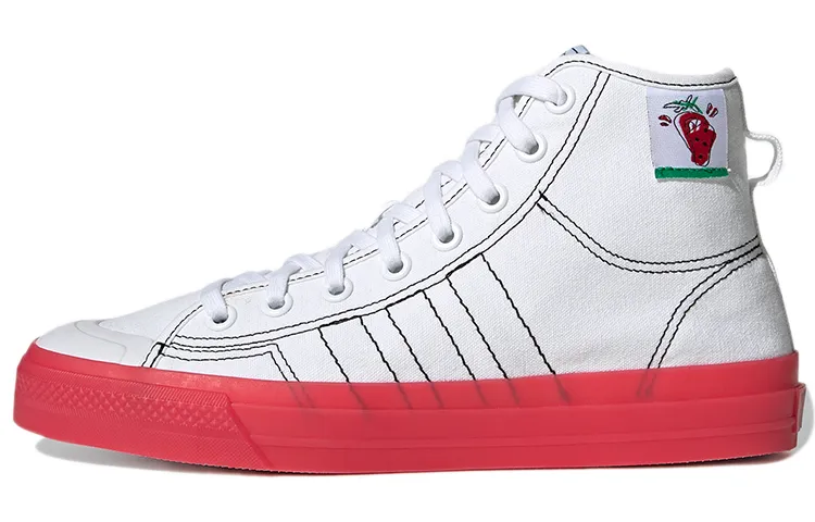 Adidas Nizza Hi Rf 'White Red'