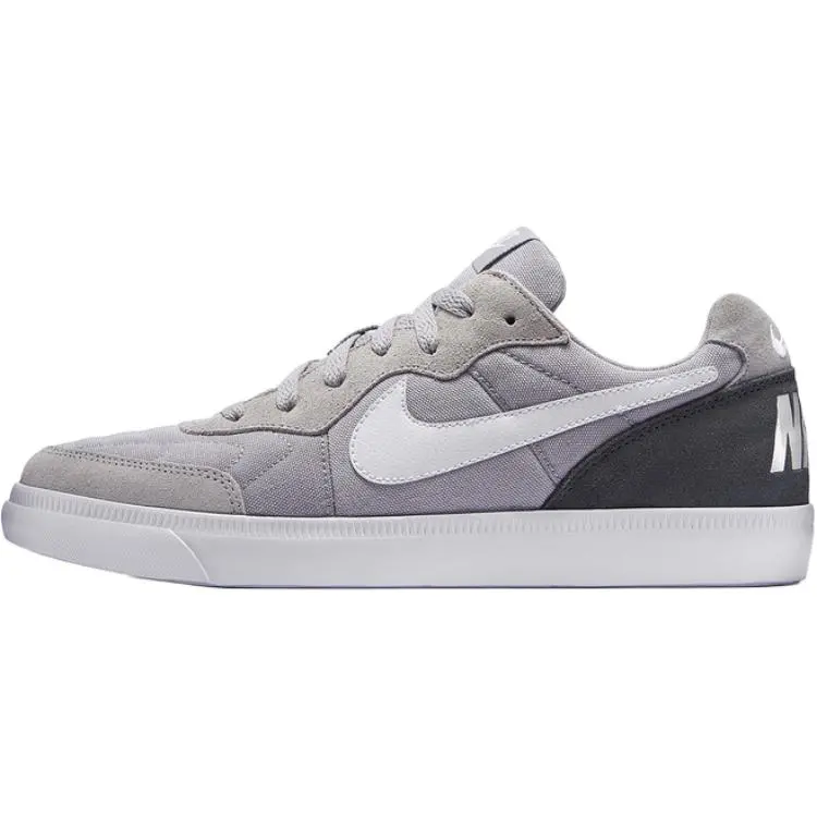Nike Tiempo Trainer Low top Skateboard Shoes Men's Gray