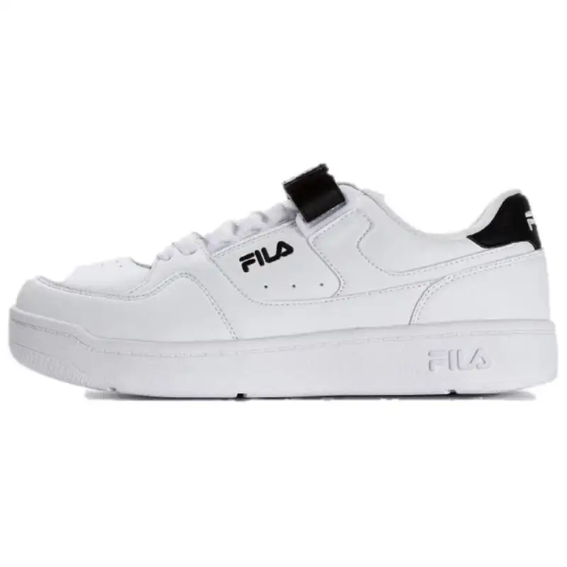FILA Slip Resistant, Lightweight, And Breathable Low top Skateboard Shoes Men's White