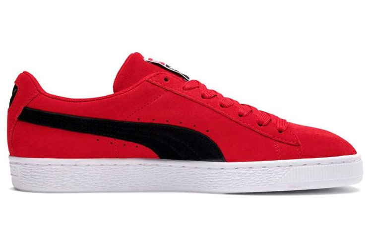 Кеды PUMA Suede Classic (красно-черные) — фото 2
