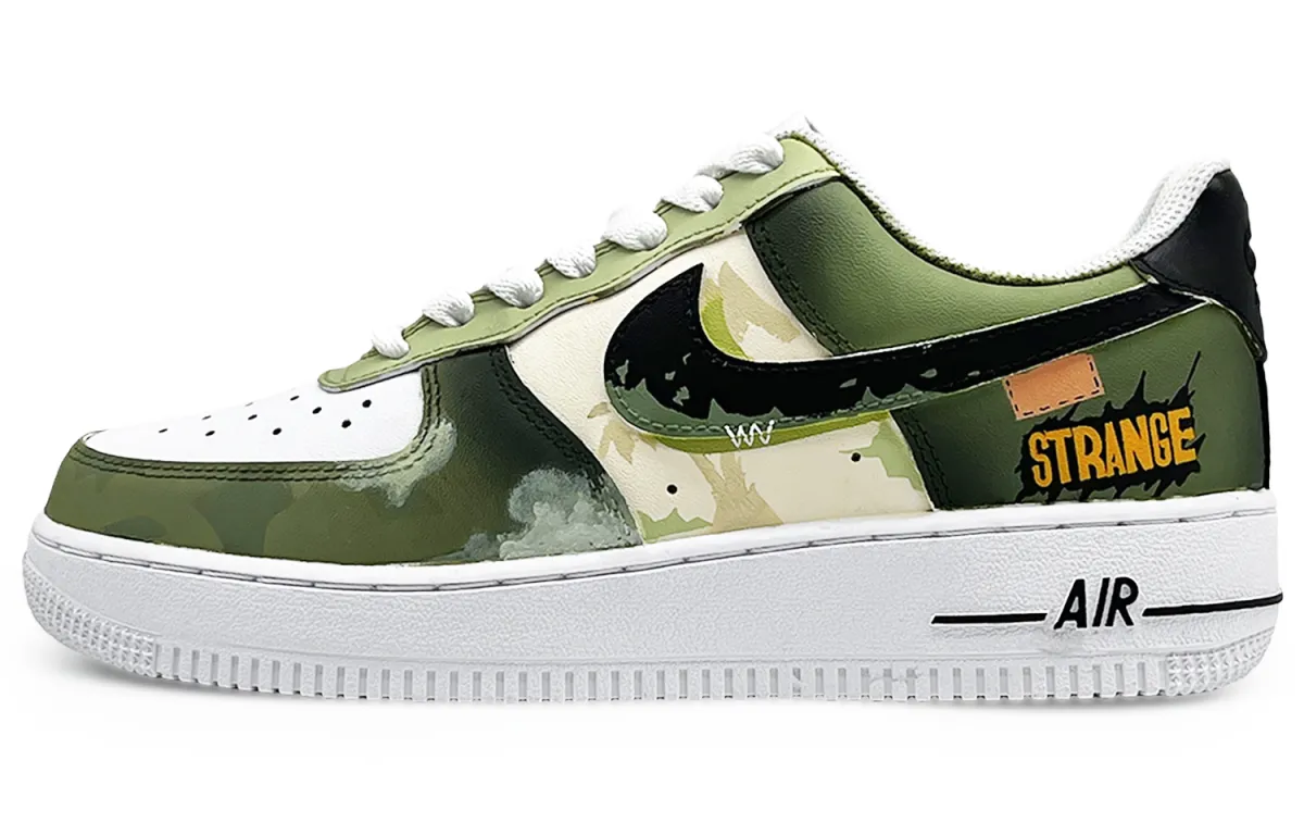 Nike Air Force 1 Thermal Coverage Low top Skateboard Shoes Unisex White Green