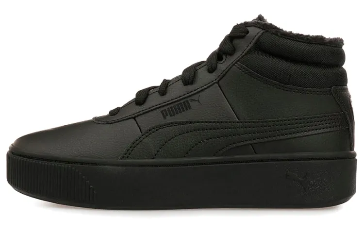 PUMA Vikky Stacked Mid Wtr Shoes Black Women's