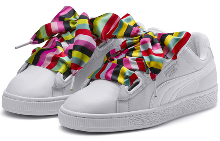 Женские кроссовки PUMA Basket Heart 'Generation Hustle (белые) — фото 3