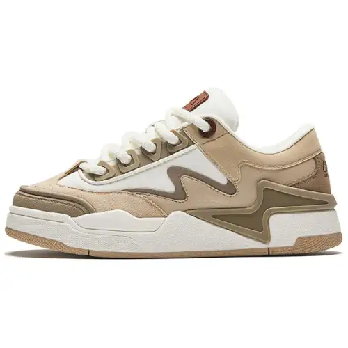 Anta Jie S Synthetic Leather Slip Resistant Cushioning Abrasion Resistant Low top Skateboard Shoes Women's