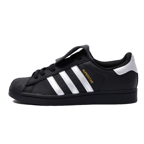 Adidas Originals SUPERSTAR Bubble Jellyfish, Black Silver Street Slip Resistant Abrasion Resistant Low top